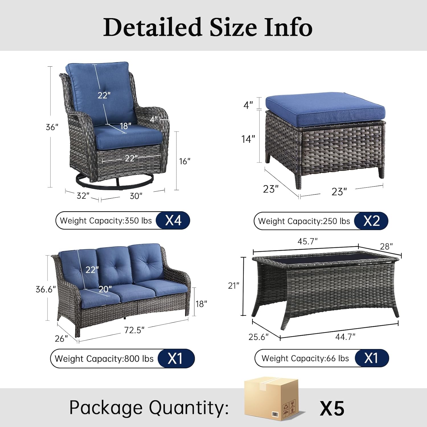 Opohoro 8-piece wicker patio set,Opohoro patio set pros cons,Opohoro wicker furniture worth buying,best wicker conversation set for deck,Opohoro vs other patio sets,swivel glider chair set worth it unboxing and complete package contents