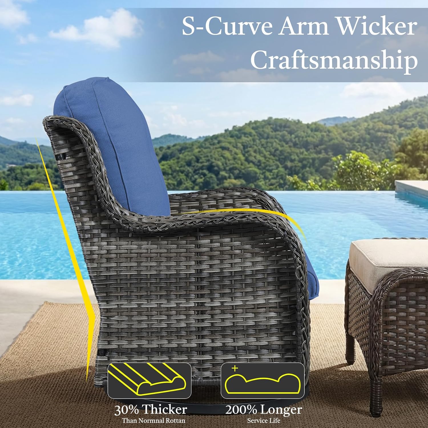 Opohoro 8-piece wicker patio set,Opohoro patio set pros cons,Opohoro wicker furniture worth buying,best wicker conversation set for deck,Opohoro vs other patio sets,swivel glider chair set worth it performance testing and real-world results