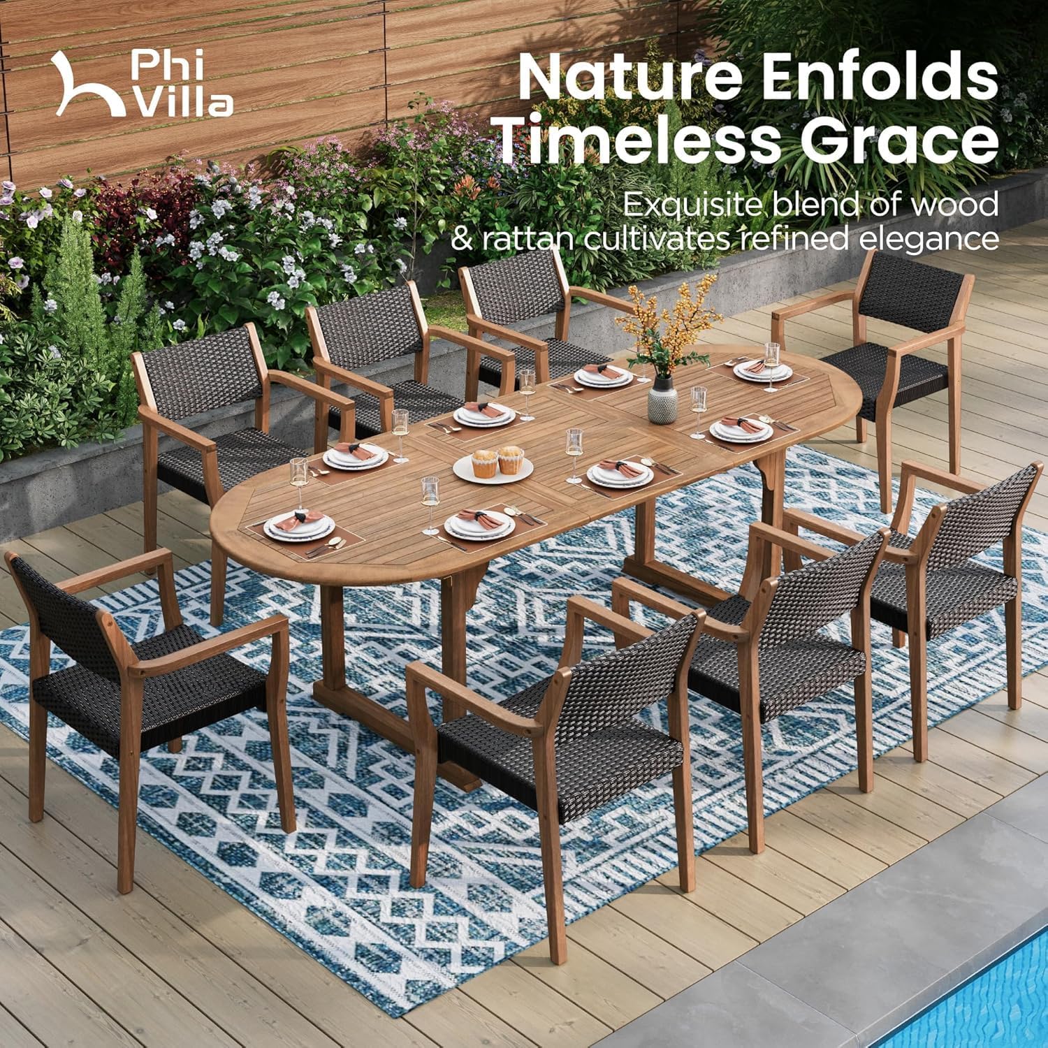 Step-by-step guide for PHI VILLA acacia wood dining set worth it,PHI VILLA vs other outdoor dining sets,acacia wood dining set pros cons,best outdoor dining set for patio,should I buy PHI VILLA dining set,PHI VILLA dining set durability - complete tutorial