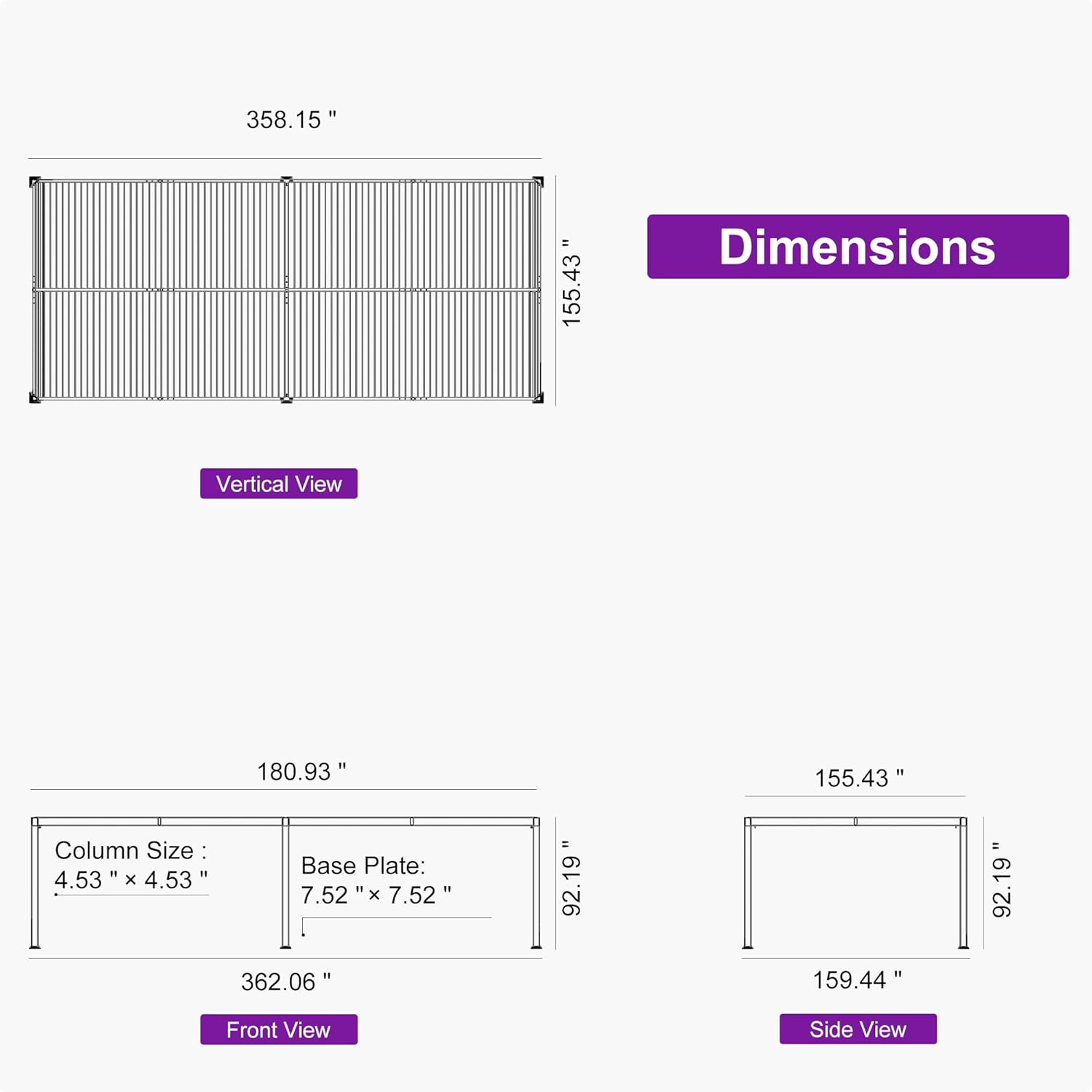 PURPLE LEAF pergola worth it,should I buy a PURPLE LEAF pergola,PURPLE LEAF pergola pros cons,best pergola for backyard,PURPLE LEAF pergola honest opinion,PURPLE LEAF 92KS vs alternatives unboxing and complete package contents