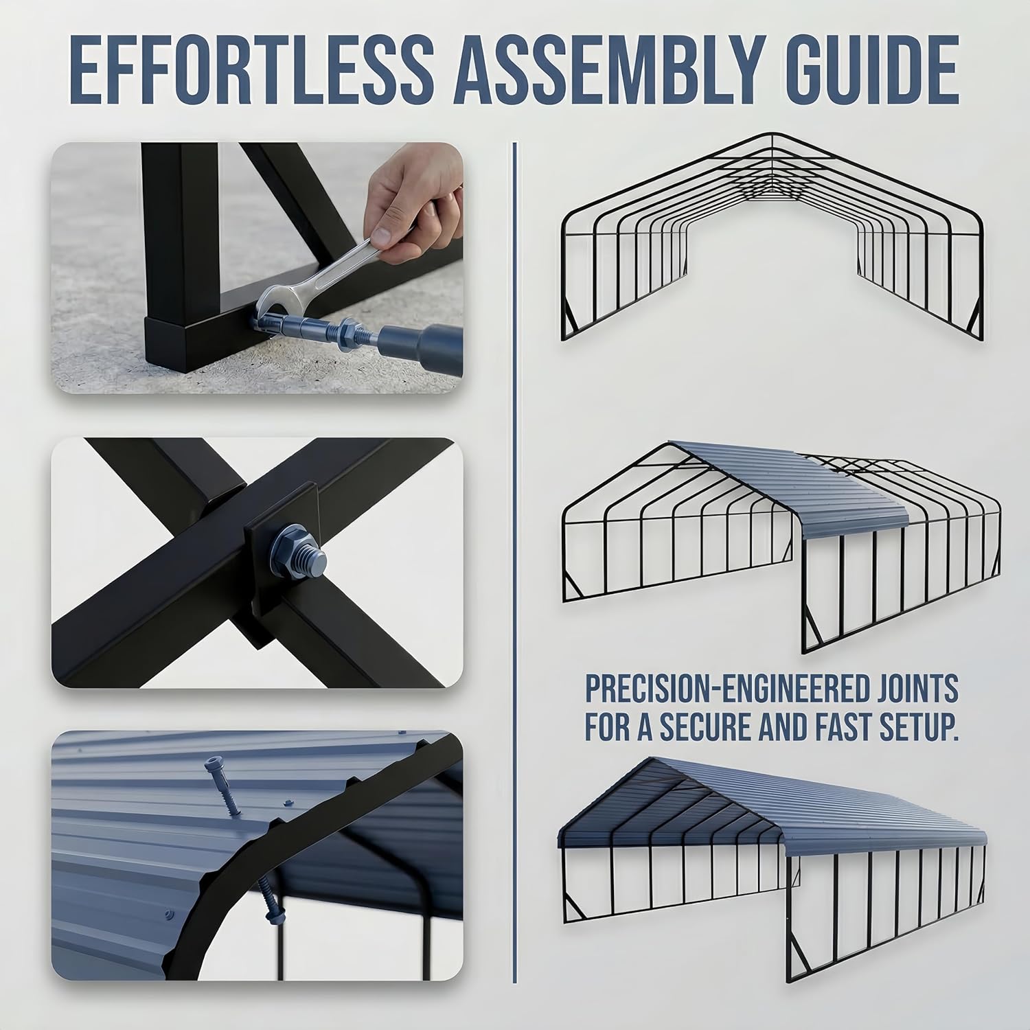 Poborin metal carport worth buying,should I buy a Poborin carport,Poborin carport pros cons,best metal carport for vehicles,heavy duty carport worth it,Poborin 20x20 carport honest performance testing and real-world results