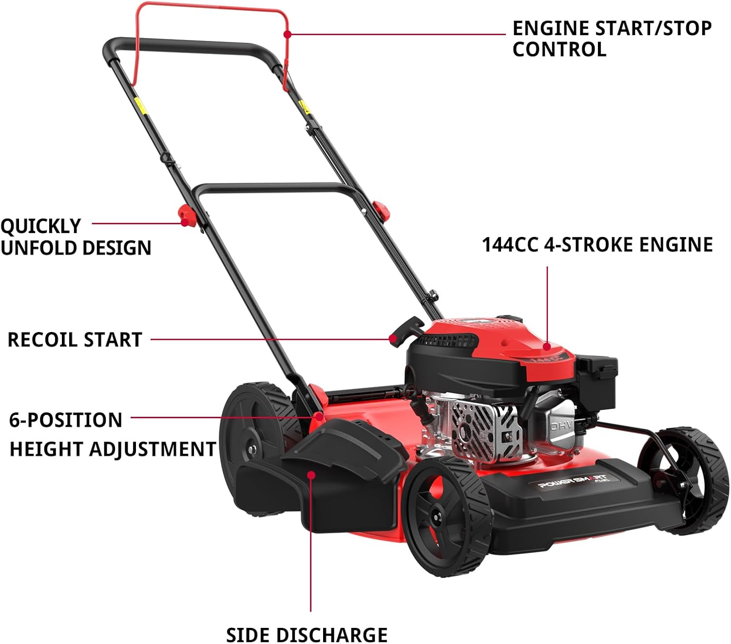 PowerSmart 21 inch gas mower worth it,PowerSmart 21 inch mower pros cons,should I buy a PowerSmart gas mower,PowerSmart DB8602C honest assessment,best gas push mower for large yards,PowerSmart mower vs competitors unboxing and complete package contents