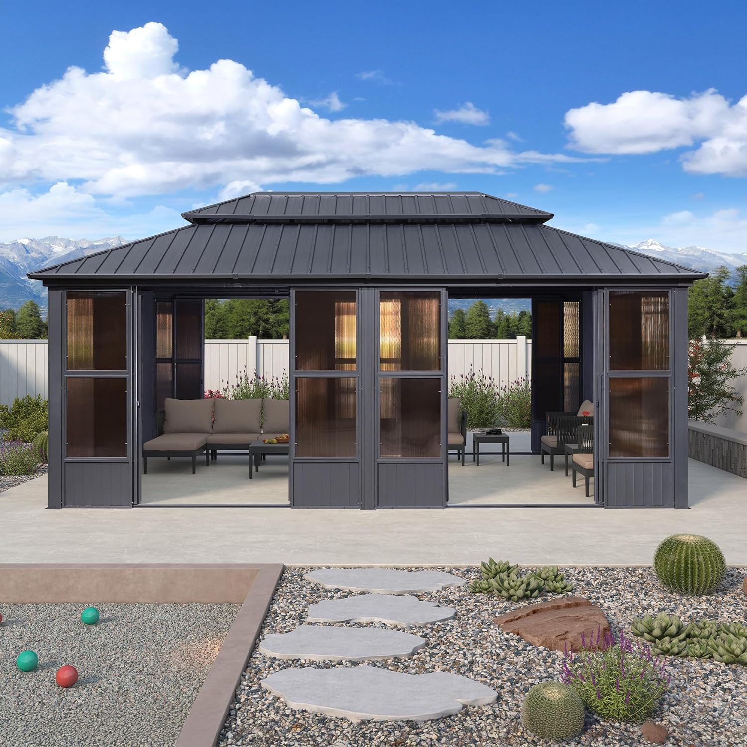 Purple Leaf Solarium Gazebo worth it,should I buy a Purple Leaf gazebo,Purple Leaf Solarium vs alternatives,Purple Leaf gazebo pros cons,best permanent hardtop gazebo,outdoor solarium worth buying unboxing and complete package contents