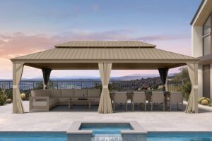 Image 1 of Purple Leaf hardtop gazebo worth buying