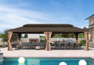 Image 1 of Purple Leaf hardtop gazebo worth it