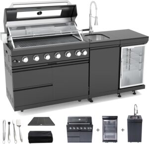 Image 1 of QEEKA outdoor kitchen island worth it