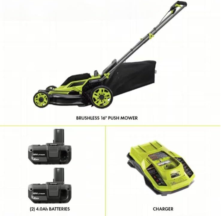 RYOBI HP 18V lawn mower worth it,should I buy the RYOBI HP 18V mower,RYOBI HP 18V vs gas mower,RYOBI HP 18V mower pros cons,RYOBI HP 18V mower honest opinion,best cordless mower for 1/3 acre unboxing and complete package contents
