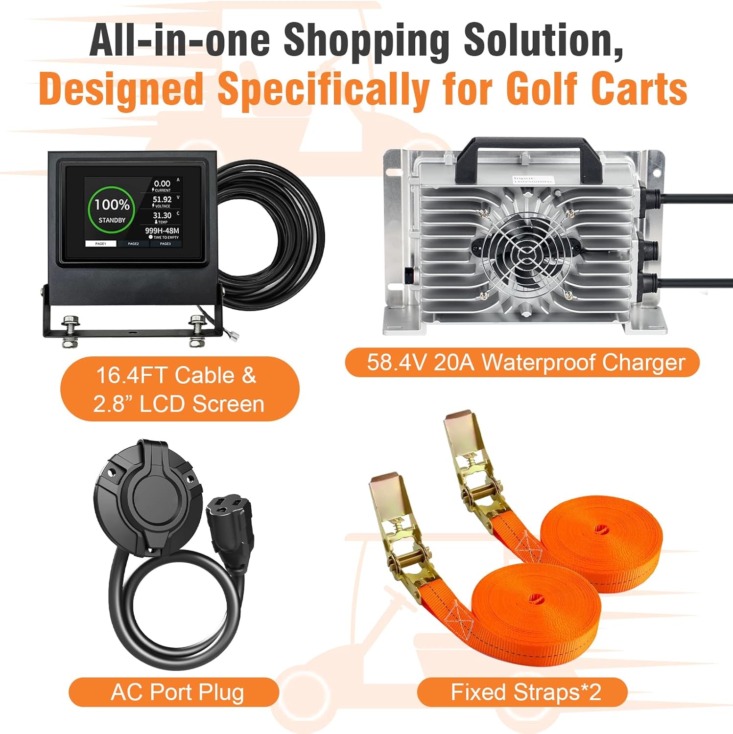 Repower Flow 48V 105Ah battery worth it,should I buy Repower Flow golf cart battery,Repower Flow vs other lithium batteries,Repower Flow 48V 105Ah pros cons,best lithium battery for golf cart upgrade,Repower Flow battery worth buying unboxing and complete package contents