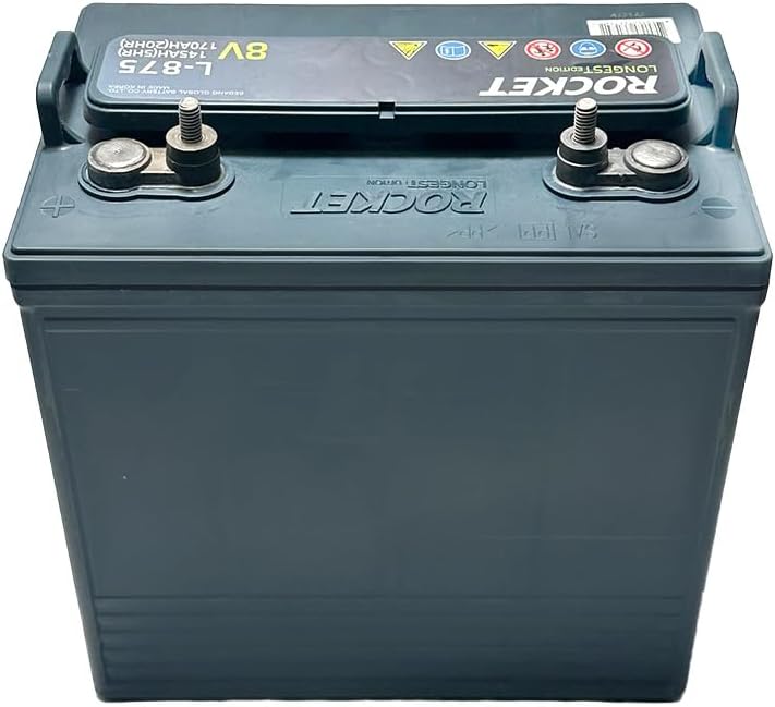 Rocket L-875 battery worth it,should I buy Rocket L-875,Rocket L-875 vs Trojan T-875,Rocket L-875 pros cons,Rocket L-875 for golf cart,best 8V deep cycle battery unboxing and complete package contents