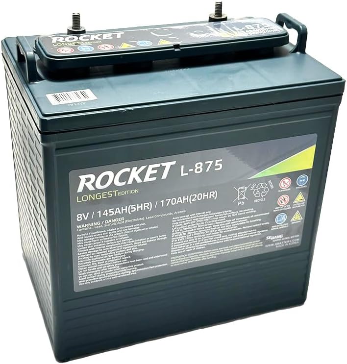Step-by-step guide for Rocket L-875 battery worth it,should I buy Rocket L-875,Rocket L-875 vs Trojan T-875,Rocket L-875 pros cons,Rocket L-875 for golf cart,best 8V deep cycle battery - complete tutorial