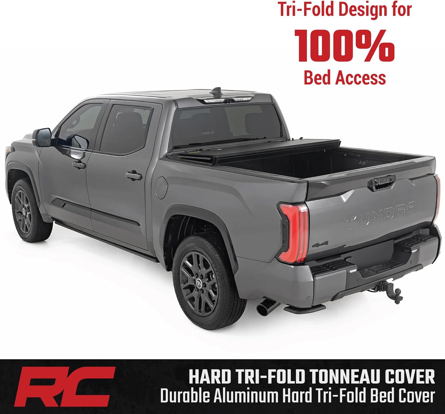 Rough Country Tri-Fold Tonneau Cover worth it,should I buy Rough Country bed cover,Rough Country vs BakFlip,Rough Country tonneau cover pros cons,best hard tri-fold cover for Tundra,Rough Country aluminum cover honest unboxing and complete package contents