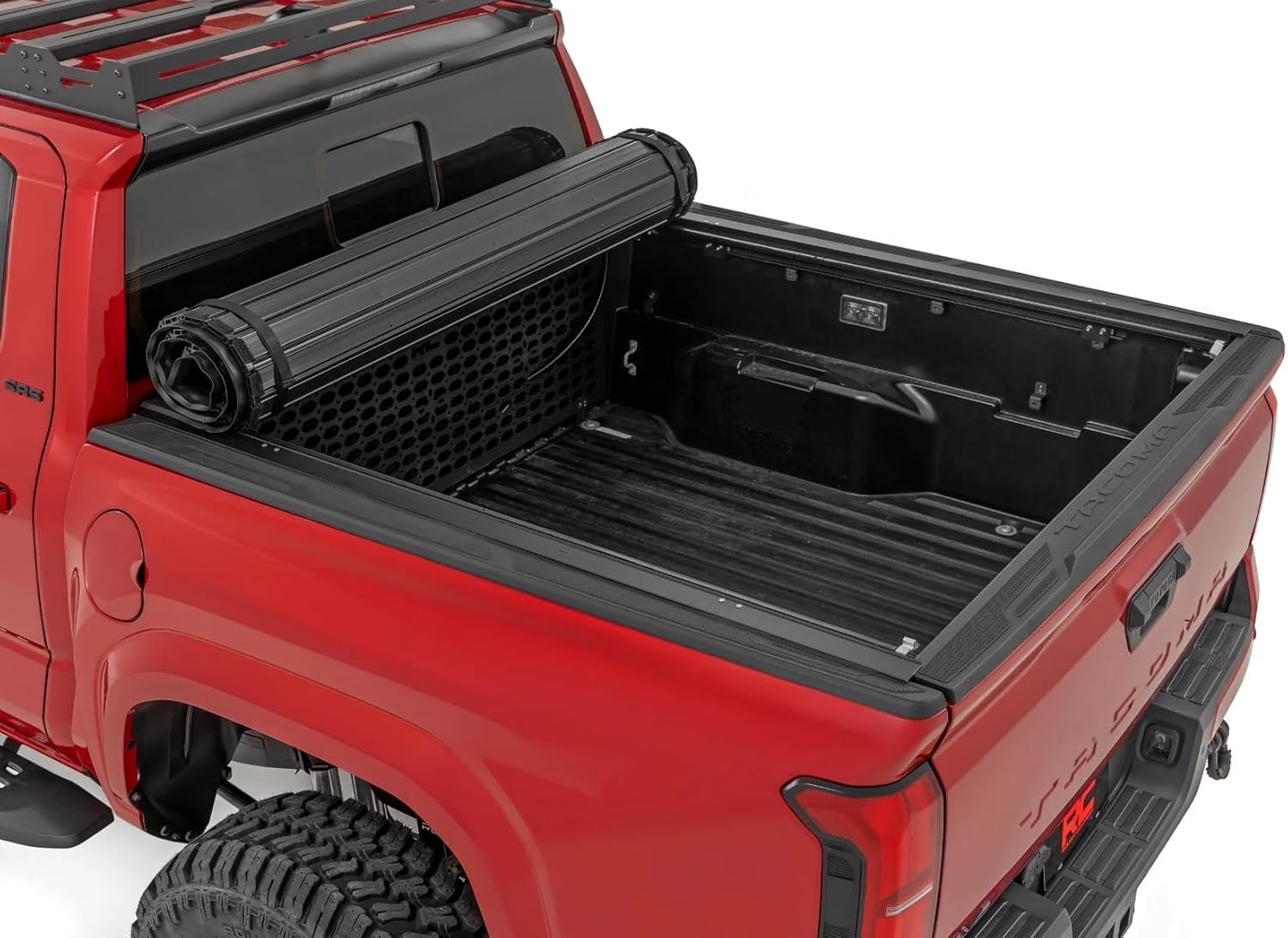 Image 1 of Rough Country hard roll up tonneau cover worth it