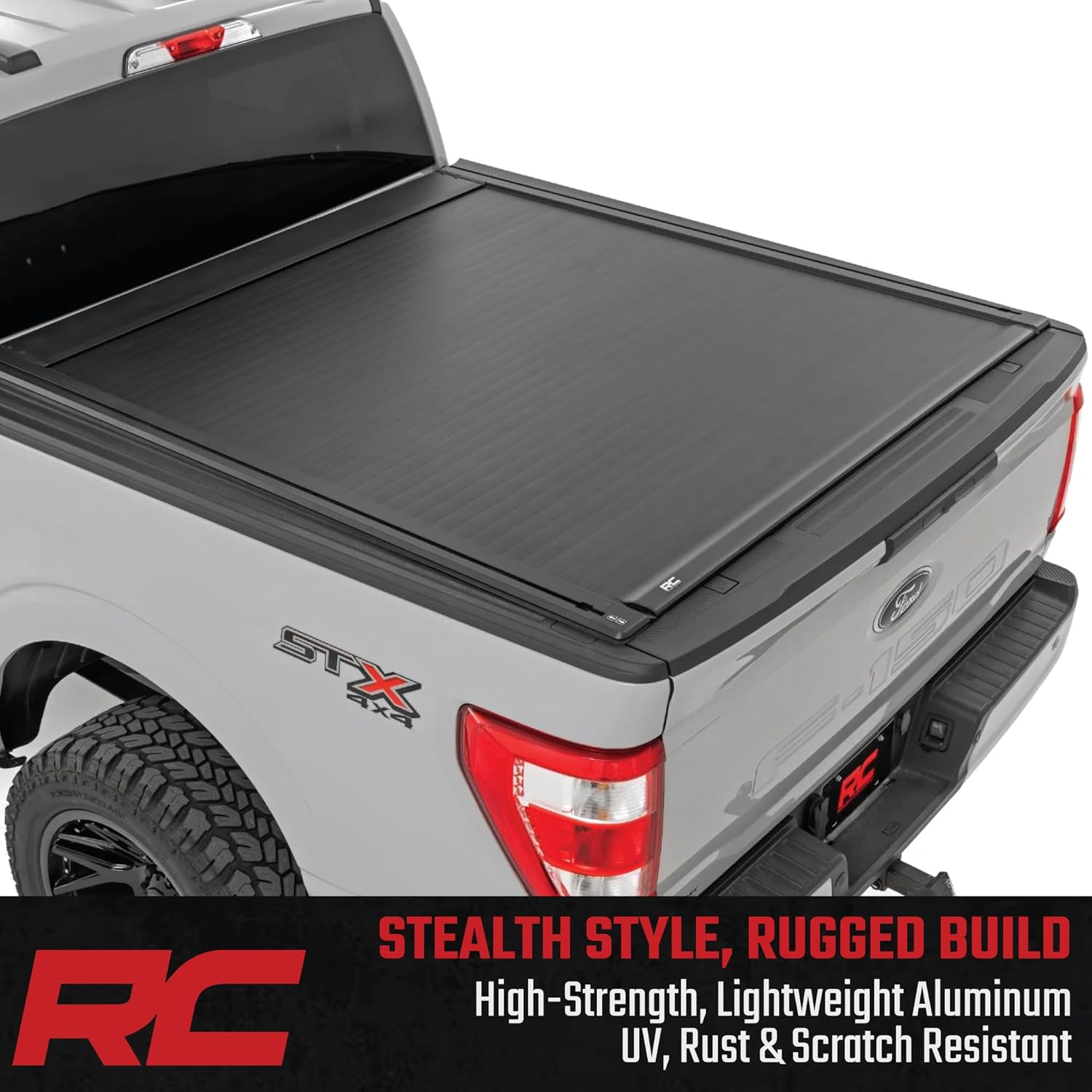 Rough Country powered retractable bed cover worth it,should I buy Rough Country bed cover,Rough Country vs BakFlip,Rough Country electric tonneau pros cons,best powered tonneau cover for F-150,Rough Country bed cover worth buying unboxing and complete package contents