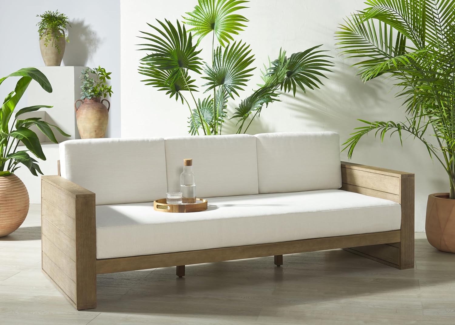 SAFAVIEH Santiago patio sofa worth it,should I buy SAFAVIEH patio sofa,SAFAVIEH Santiago vs other outdoor sofas,SAFAVIEH eucalyptus sofa pros cons,best outdoor sofa for patio,SAFAVIEH Couture sofa worth buying unboxing and complete package contents