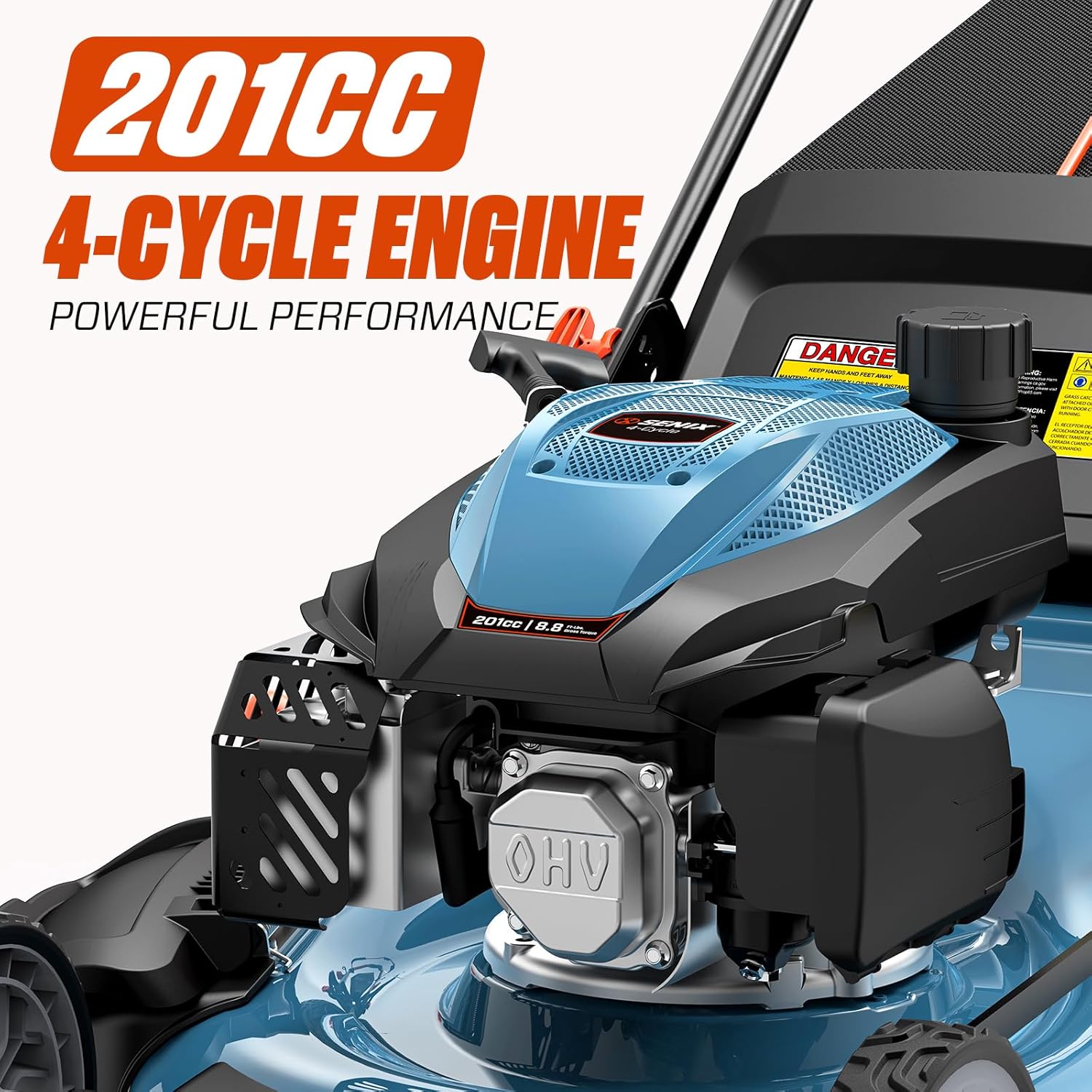 SENIX 22-inch gas mower worth it,SENIX 22-inch mower pros cons,best gas mower for large yard,SENIX 201cc mower honest,should I buy a SENIX lawn mower,SENIX vs other gas mowers unboxing and complete package contents