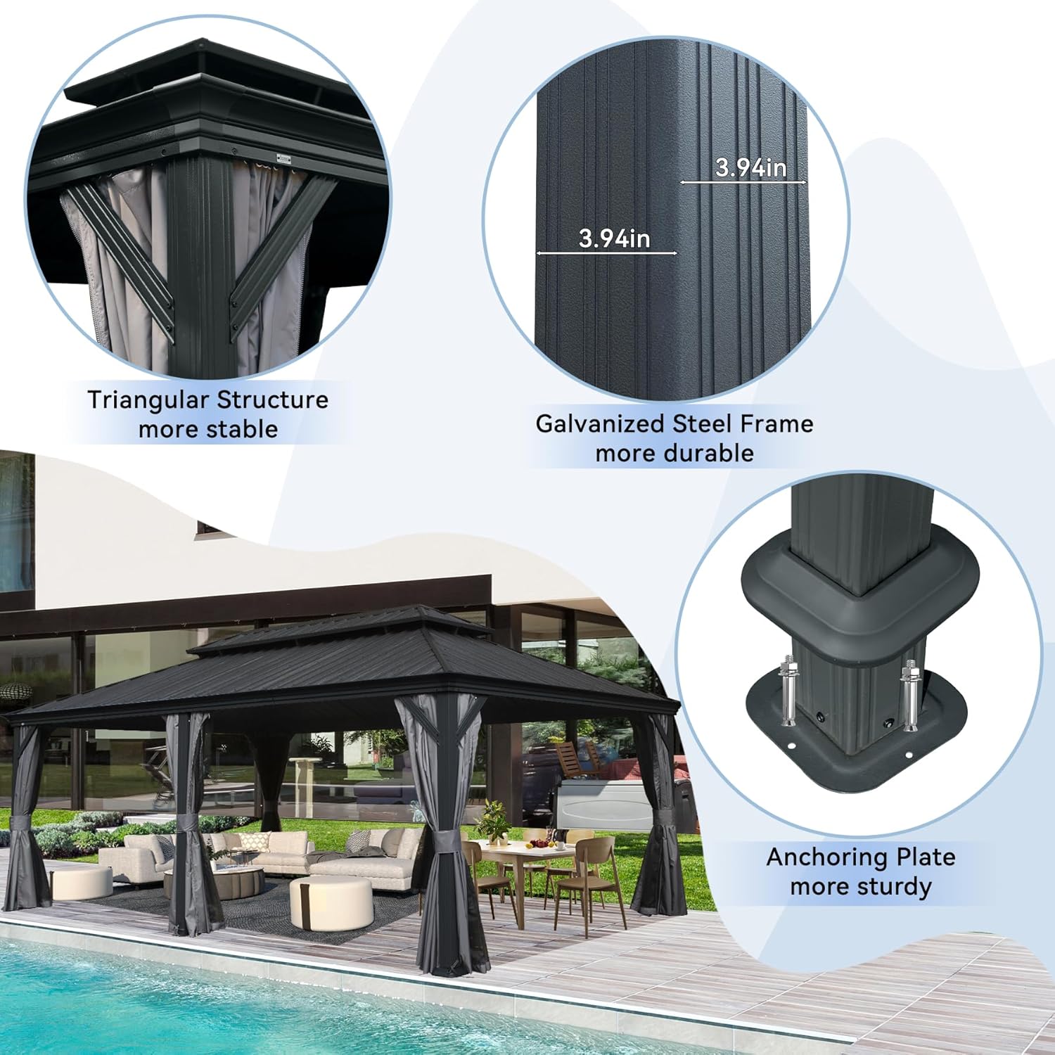 SHPAI hardtop gazebo worth it,should I buy SHPAI gazebo,SHPAI gazebo pros cons,hardtop gazebo vs alternatives,best permanent metal gazebo,SHPAI gazebo honest opinion performance testing and real-world results