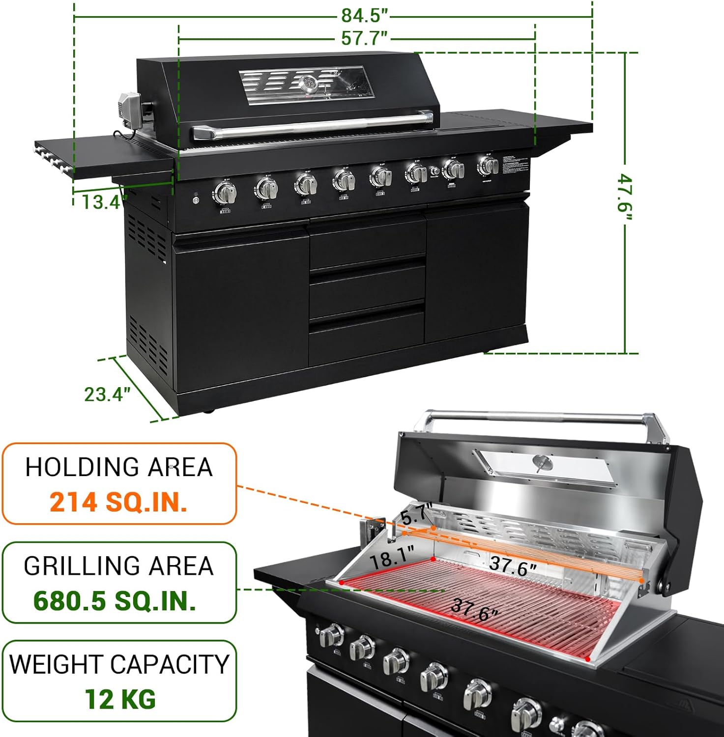SINDA 6 burner gas grill,should I buy SINDA gas grill,SINDA 6 burner grill pros cons,best 6 burner propane grill for backyard,SINDA grill worth buying,high BTU gas grill for car camping unboxing and complete package contents