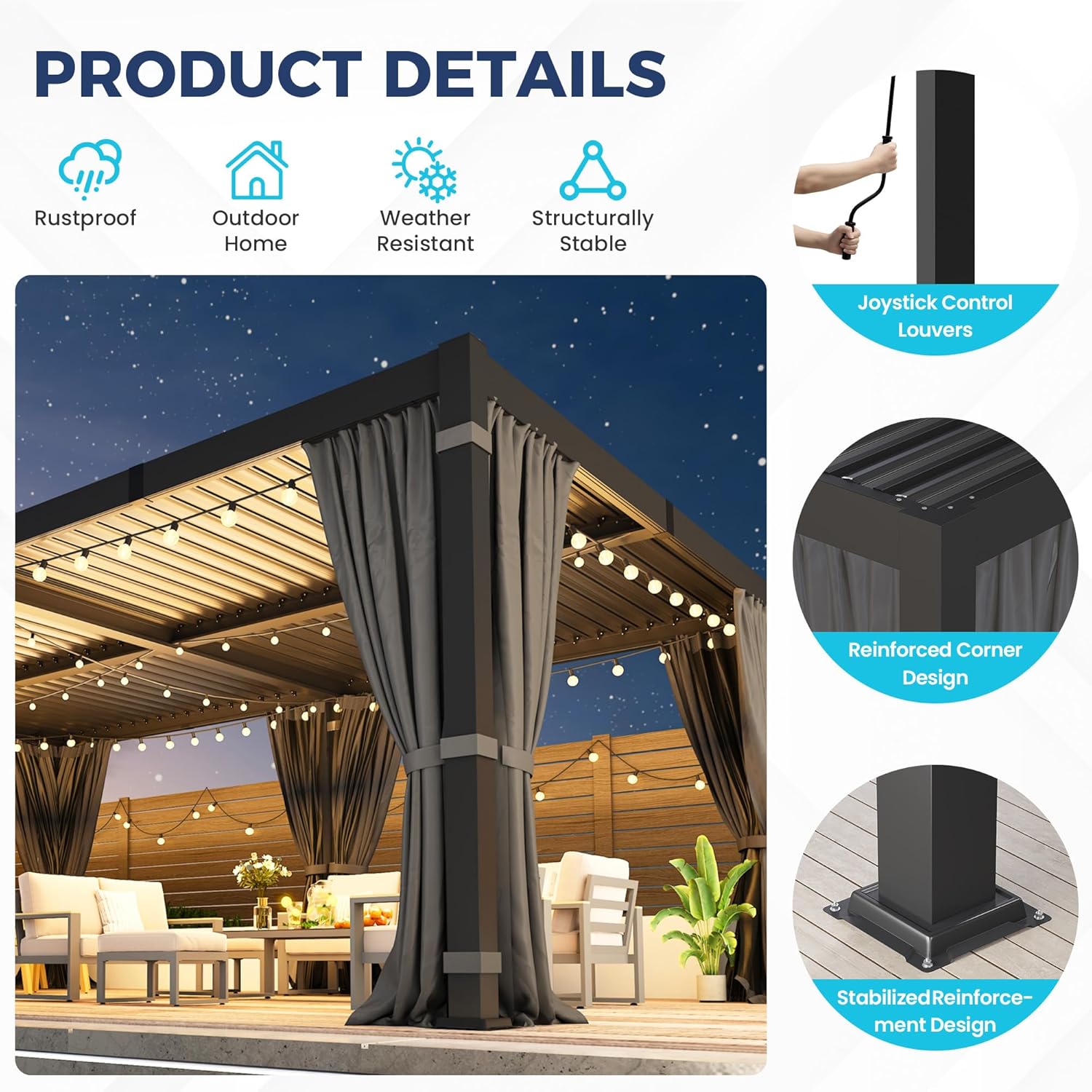 SUNVIVI pergola worth buying,should I buy a SUNVIVI pergola,SUNVIVI pergola pros cons,best louvered pergola for patio,SUNVIVI outdoor pergola honest,metal pergola worth the money unboxing and complete package contents