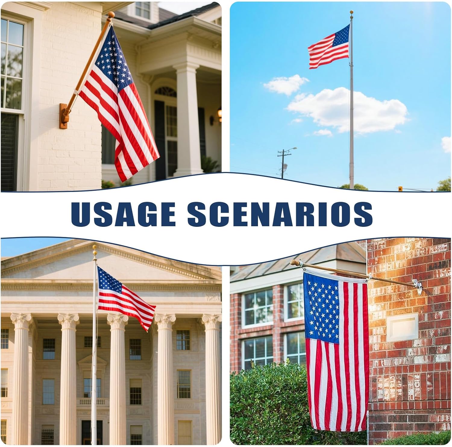 SYII American flag 30x60 heavy duty,best outdoor American flag high wind,SYII flag pros cons,should I buy SYII 30x60 flag,SYII American flag vs alternative,heavy duty American flag for car unboxing and complete package contents