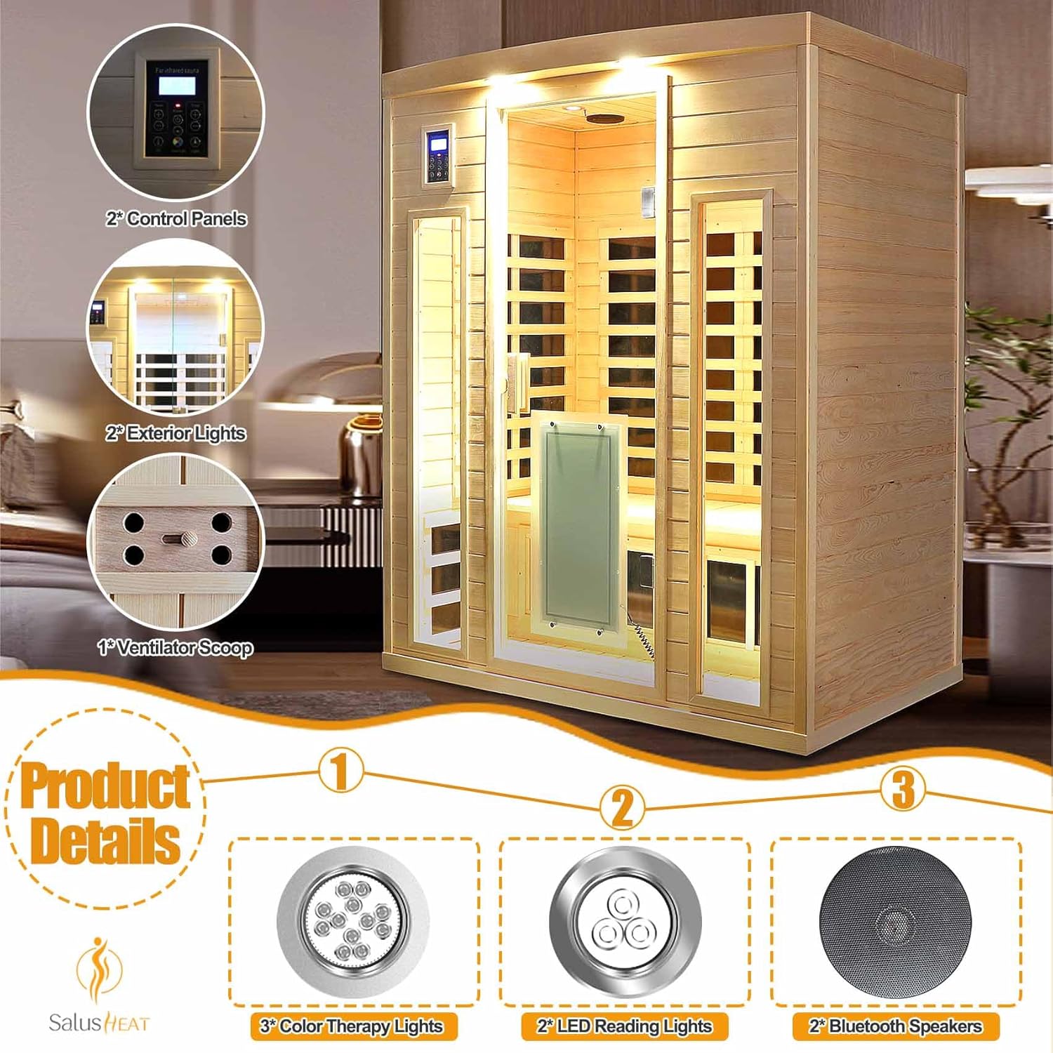 Step-by-step guide for SalusHEAT 3 person infrared sauna,best infrared sauna for home,low EMF sauna benefits,SalusHEAT sauna pros cons,3 person sauna worth buying,far infrared sauna for muscle relief - complete tutorial