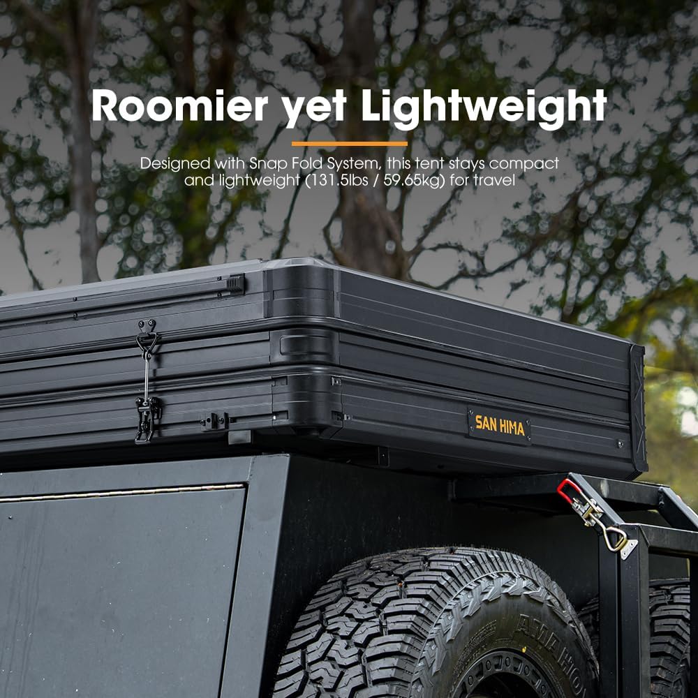 SanHima CapeTop rooftop tent worth it,should I buy the SanHima CapeTop,SanHima CapeTop pros cons,best hard shell rooftop tent,SanHima CapeTop honest opinion,CapeTop rooftop tent vs alternatives unboxing and complete package contents