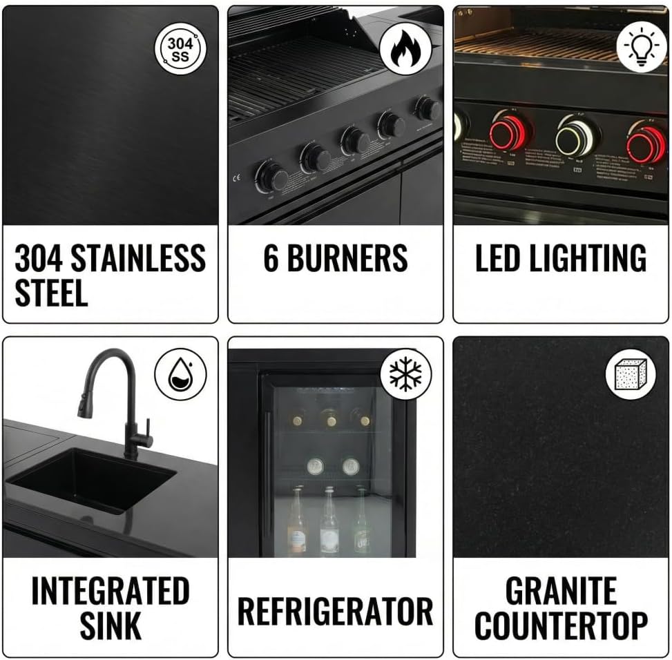 Secsofier outdoor grill island worth it,Secsofier grill island pros cons,best outdoor kitchen island for patio,Secsofier W3867S00006-SCS worth buying,outdoor grill island with sink and fridge,should I buy a Secsofier grill island performance testing and real-world results