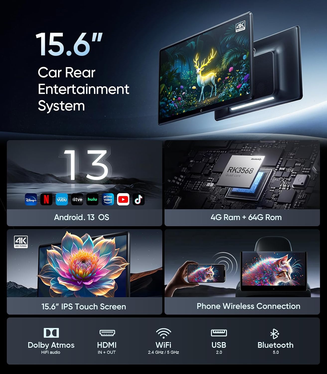 Seventour 15.6 inch car headrest monitor worth it,should I buy Seventour car headrest monitor,Seventour headrest monitor pros cons,best car headrest entertainment system,Seventour monitor vs alternatives,Seventour Android car TV honest unboxing and complete package contents