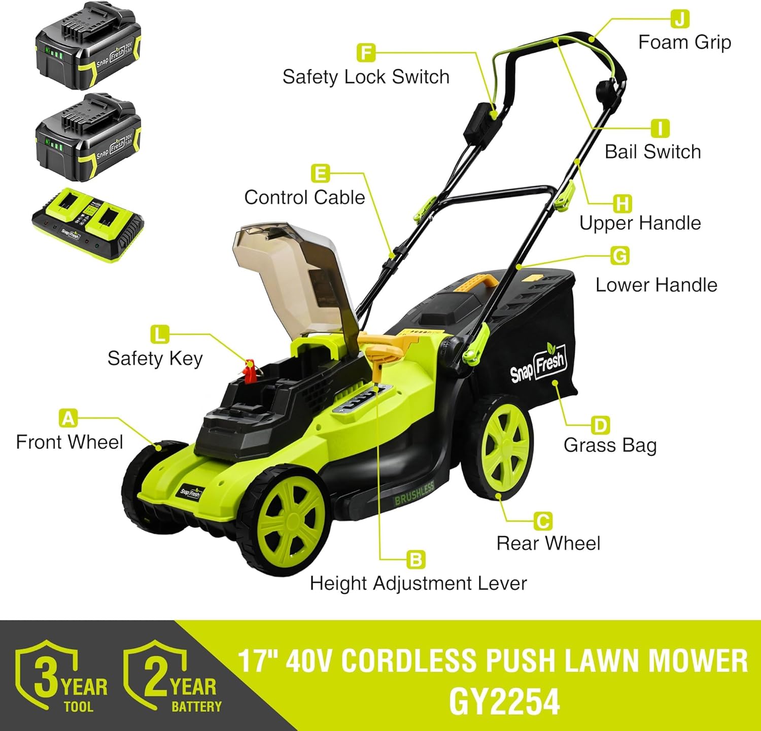 SnapFresh 40V Lawn Mower Worth It? Honest Pros & Cons 2 SnapFresh 40V lawn mower worth it,should I buy SnapFresh 40V mower,SnapFresh 40V vs gas mower,SnapFresh 40V pros cons,best cordless mower for small lawn,SnapFresh 40V honest opinion unboxing and complete package contents