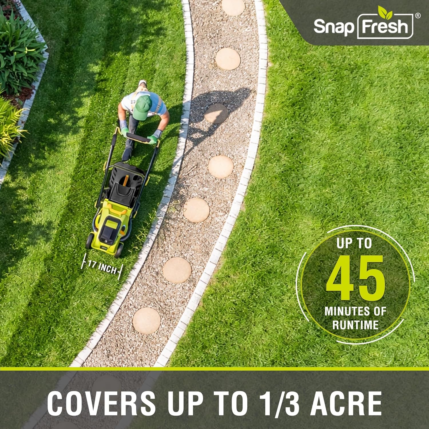 SnapFresh 40V Lawn Mower Worth It? Honest Pros & Cons 4 SnapFresh 40V lawn mower worth it,should I buy SnapFresh 40V mower,SnapFresh 40V vs gas mower,SnapFresh 40V pros cons,best cordless mower for small lawn,SnapFresh 40V honest opinion performance testing and real-world results
