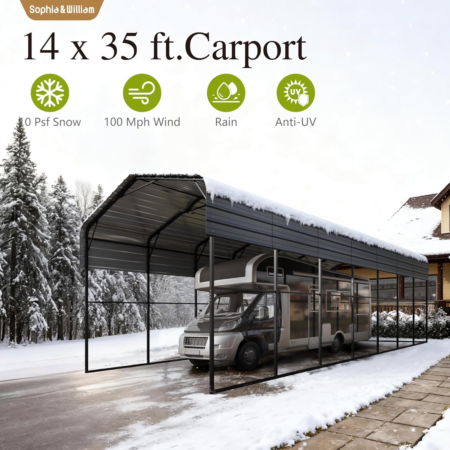 Step-by-step guide for Sophia & William RV carport worth buying,should I buy Sophia & William carport,Sophia & William carport pros cons,best heavy-duty RV shelter,RV carport worth the money,Sophia & William vs other carports - complete tutorial