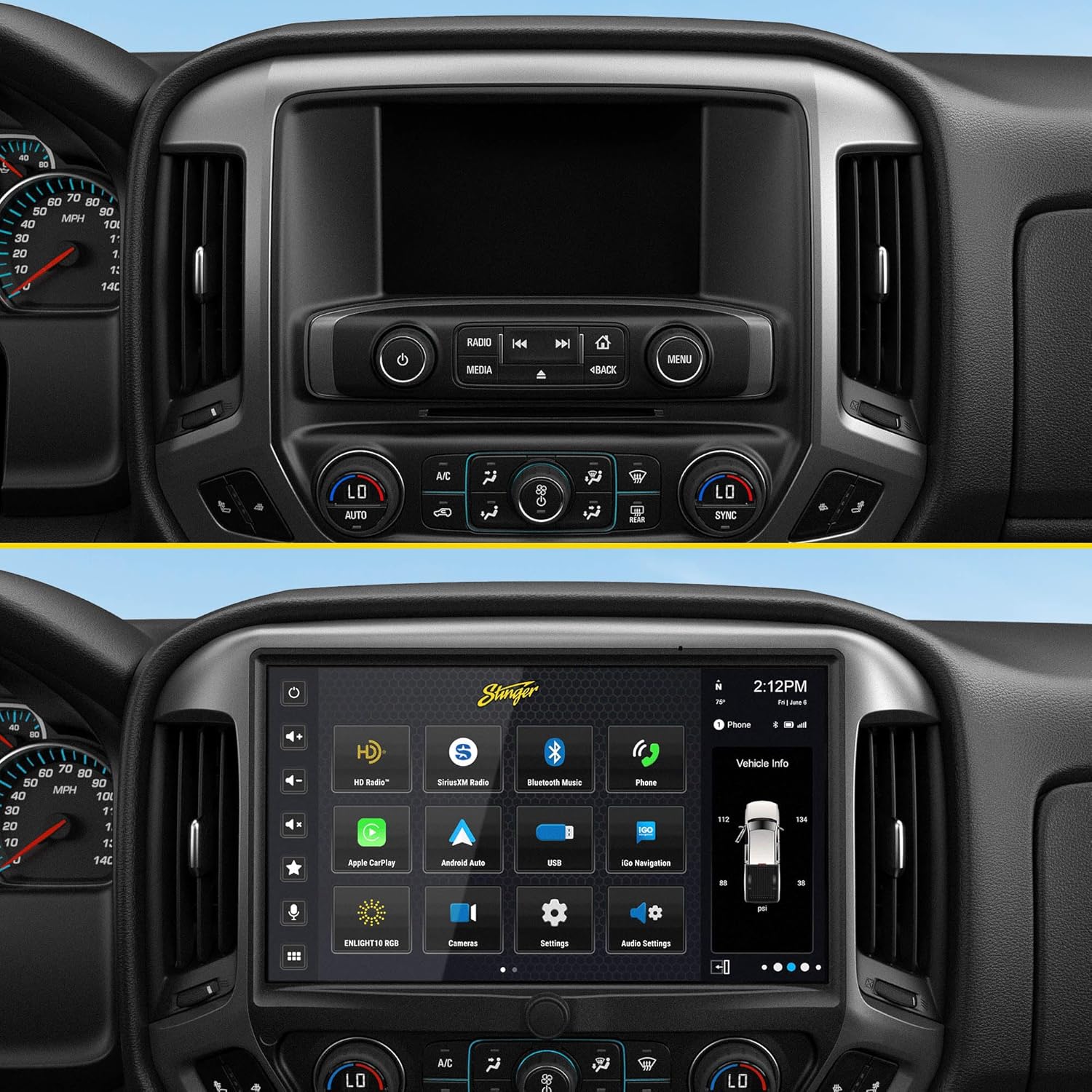 Stinger HORIZON12 worth buying,Stinger HORIZON12 pros cons,best 12.8 inch car stereo,Stinger HORIZON12 vs alternatives,should I buy Stinger HORIZON12,Stinger HORIZON12 for Silverado unboxing and complete package contents