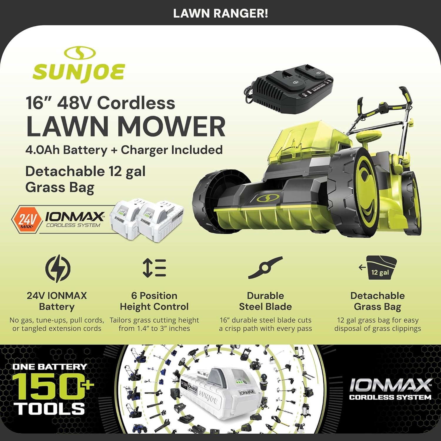 Sun Joe IONMAX lawn mower worth it,should I buy Sun Joe lawn mower,Sun Joe IONMAX pros cons,Sun Joe vs other cordless mowers,best battery lawn mower for yard,Sun Joe IONMAX worth buying unboxing and complete package contents