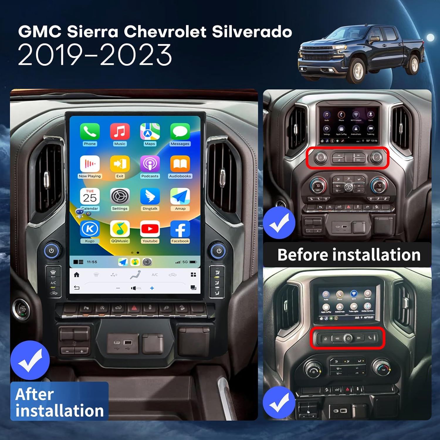 Toeeklsa Tesla style radio upgrade,Tesla style radio worth buying,best Tesla style radio for Silverado,Tesla style radio pros cons,Toeeklsa radio vs alternatives,should I buy a Tesla style radio unboxing and complete package contents