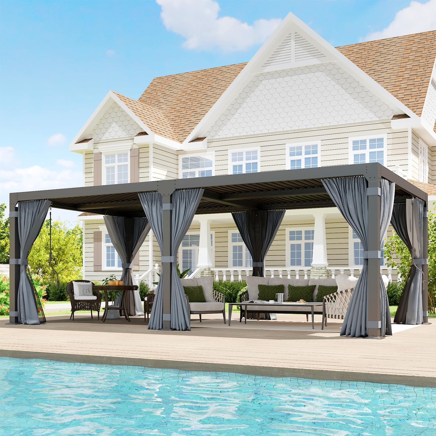 Image 1 of UPHYB louvered pergola worth buying