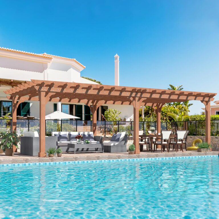 Image 1 of VEIKOU cedar pergola worth it
