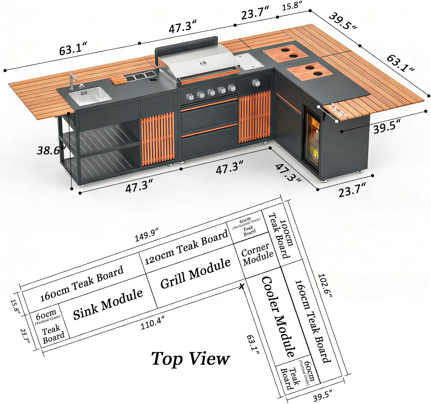 VESTIVIUM outdoor kitchen worth it,VESTIVIUM outdoor kitchen pros cons,best modular outdoor kitchen,outdoor kitchen island worth buying,VESTIVIUM teak stainless steel honest,should I buy a VESTIVIUM outdoor kitchen unboxing and complete package contents