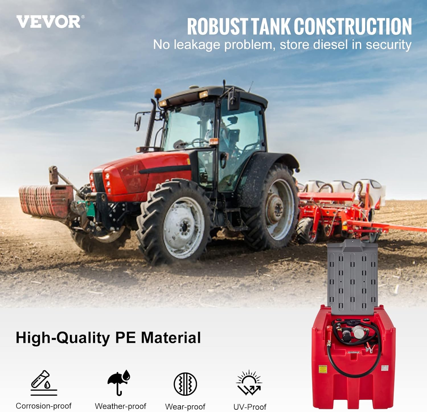 VEVOR 116 gallon diesel tank worth it,should I buy VEVOR diesel tank,VEVOR diesel tank pros cons,best diesel transfer tank for truck,portable diesel tank worth buying,VEVOR vs other fuel tanks unboxing and complete package contents