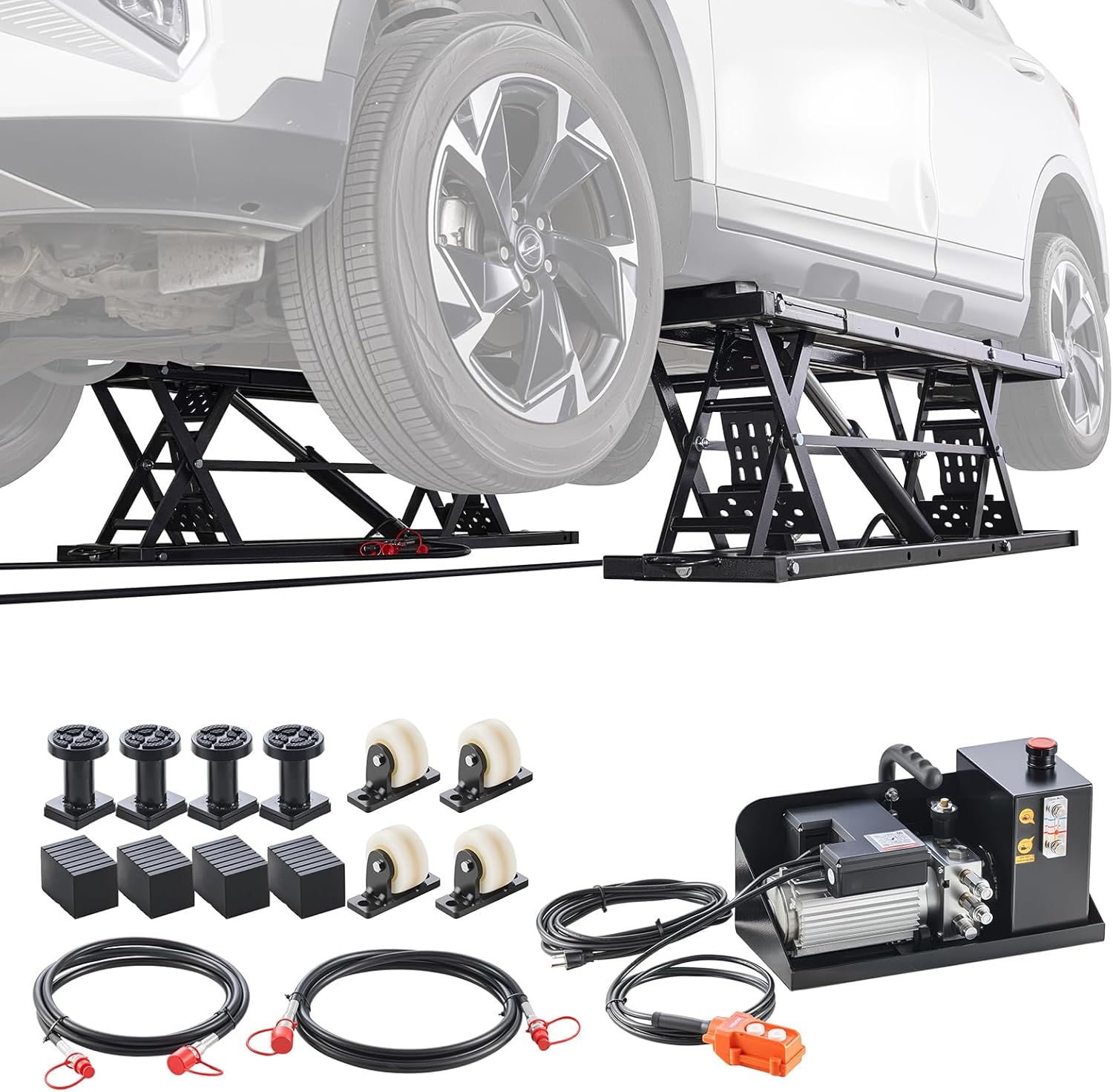 Image 1 of VEVOR portable car lift worth it