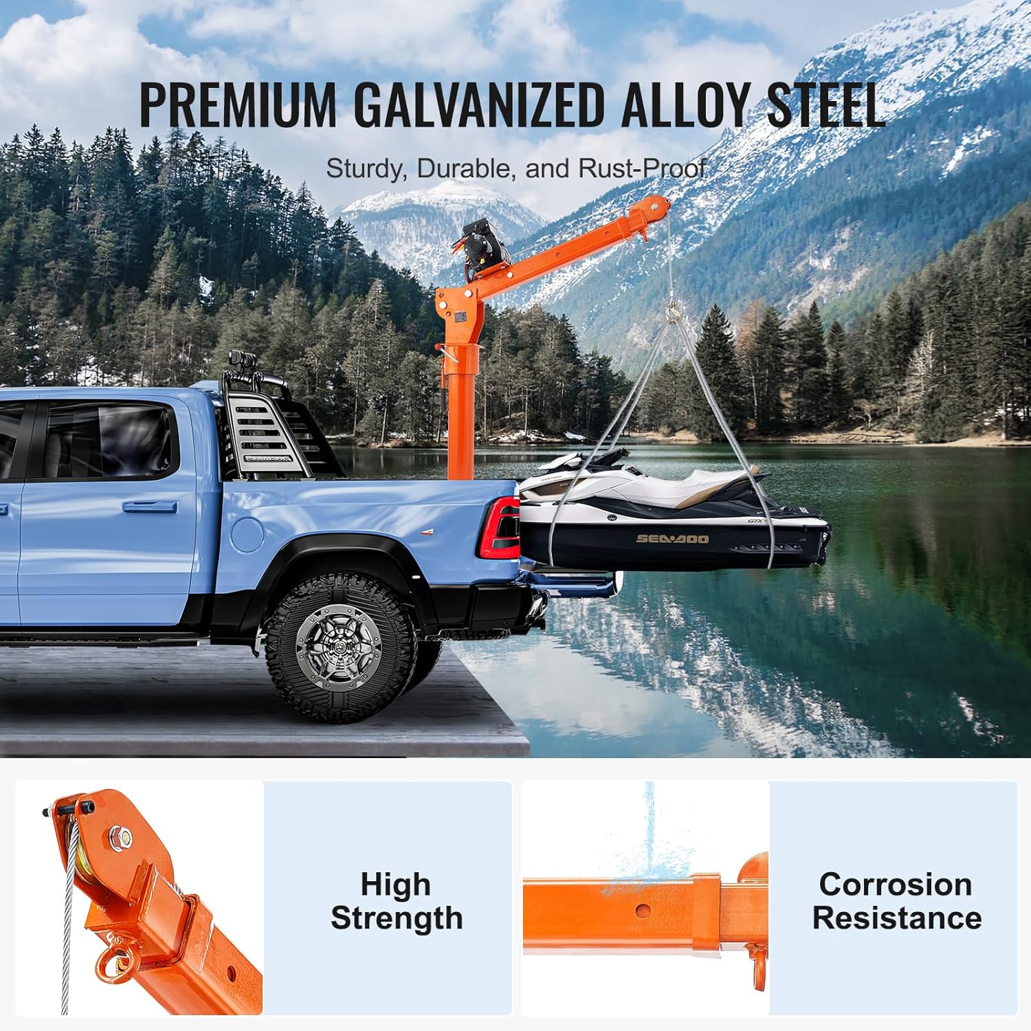 VEVOR truck bed crane worth it,should I buy VEVOR truck crane,VEVOR 2200 lb crane pros cons,best truck-mounted crane for pickup,VEVOR electric winch crane honest,truck bed crane worth buying performance testing and real-world results