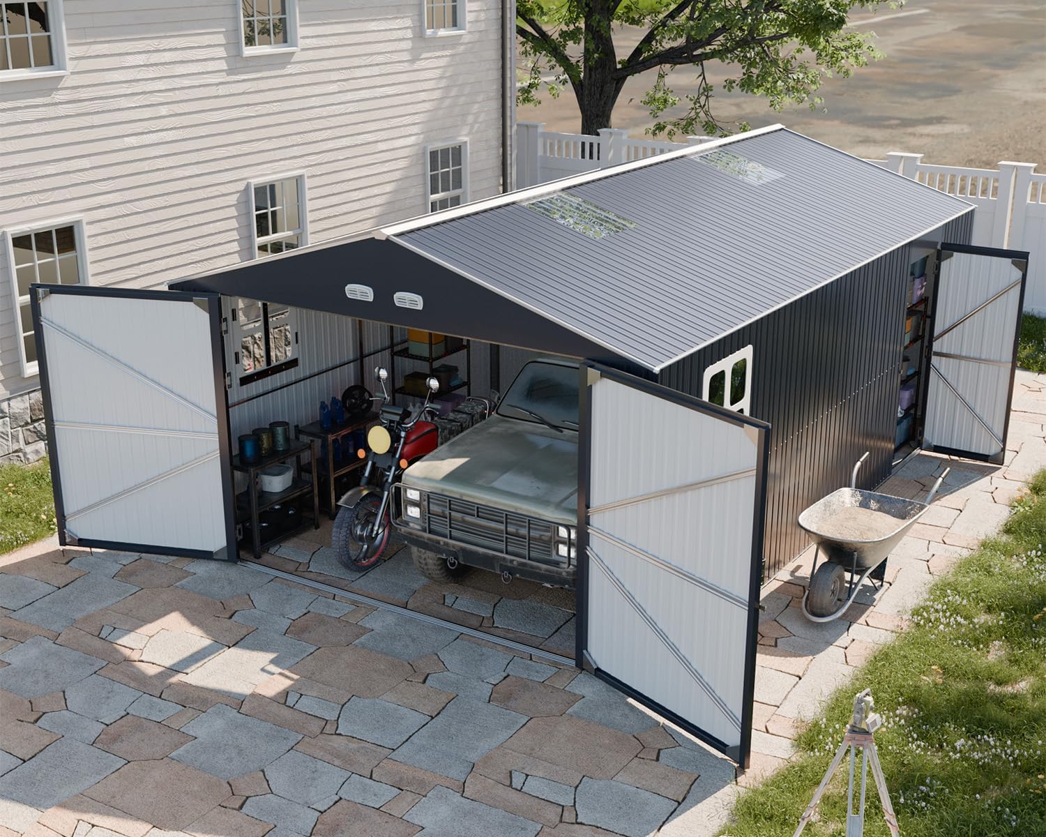 Image 1 of WACASA 13x20 garage shed worth it