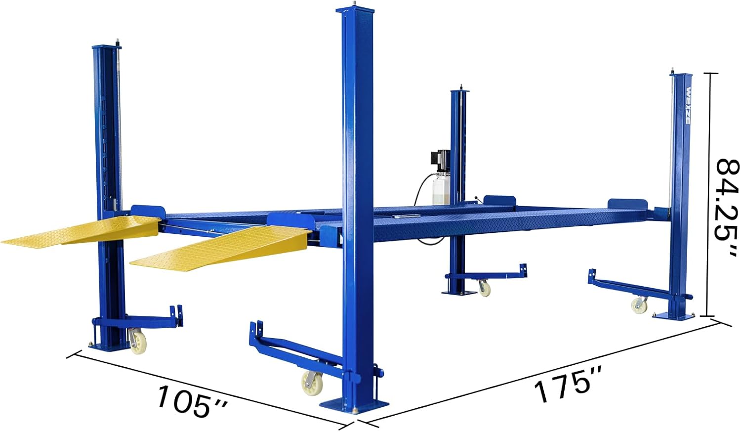 WEIZE 4 post lift worth buying,should I buy a WEIZE 4 post lift,WEIZE 8500 lb lift pros cons,best 4 post lift for home garage,WEIZE lift vs alternatives,is the WEIZE car lift good performance testing and real-world results