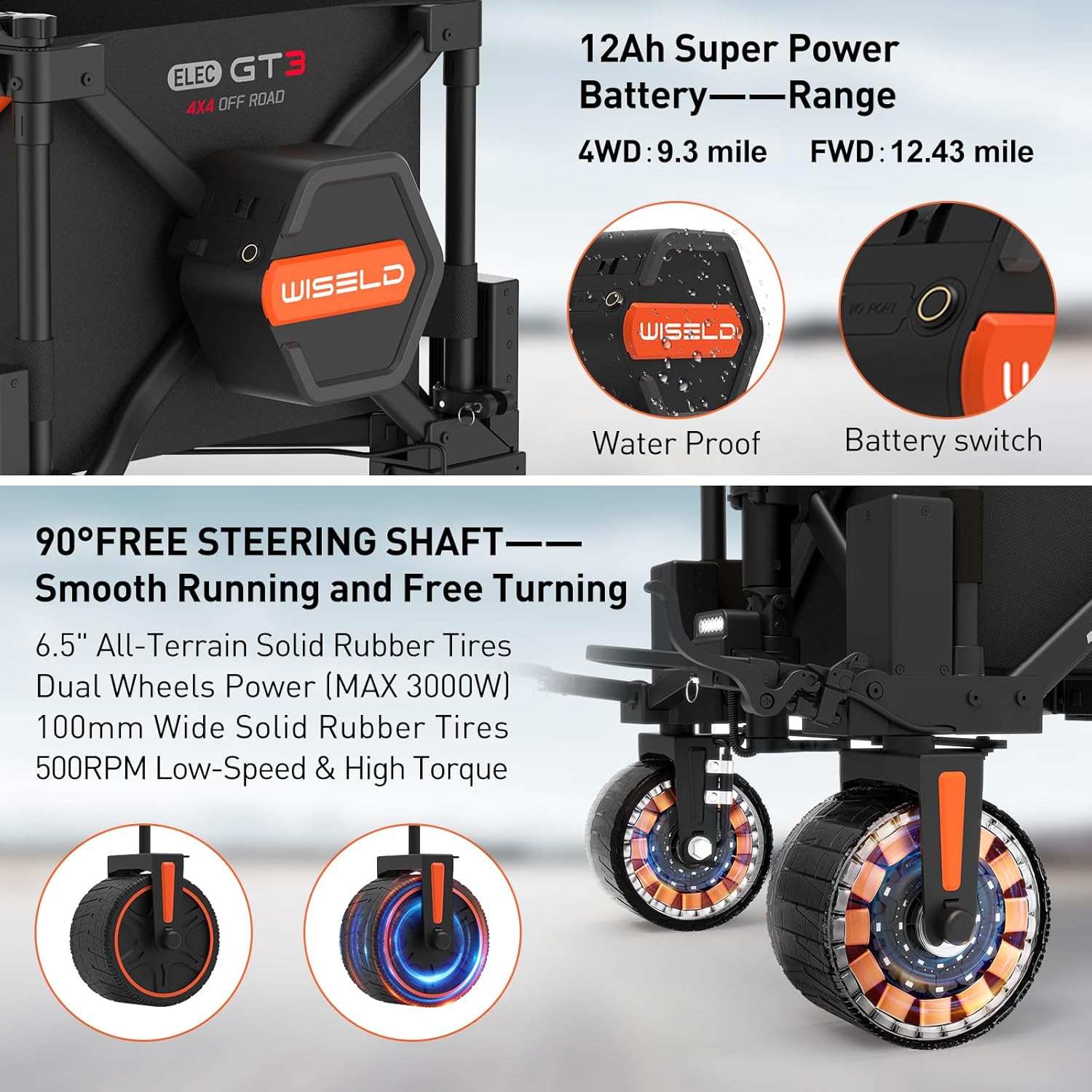 WISELD GT3-4WD electric wagon worth buying,best 4x4 electric wagon for camping,WISELD GT3-4WD vs alternatives,electric wagon with seat pros cons,should I buy WISELD GT3 electric wagon,heavy duty electric wagon for car replacement performance testing and real-world results