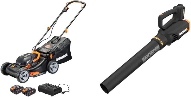 Image 1 of Worx WG743 mower bundle worth it