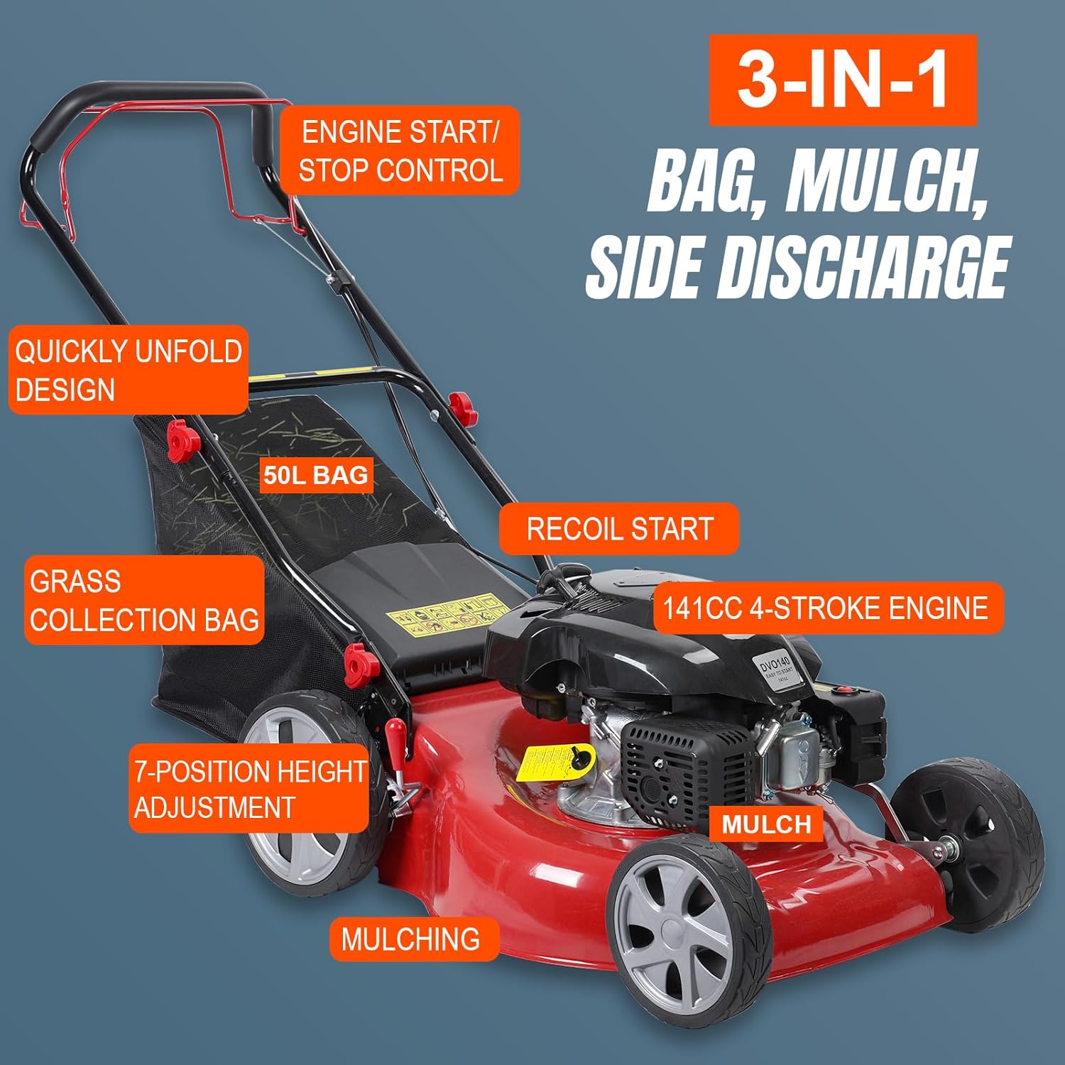 Xisulay Gas Lawn Mower Worth It? Honest Pros & Cons Tested 4 Xisulay gas lawn mower worth it,should I buy Xisulay lawn mower,Xisulay 141cc mower pros cons,best gas mower for yard,self propelled vs push mower,Xisulay mower honest assessment performance testing and real-world results
