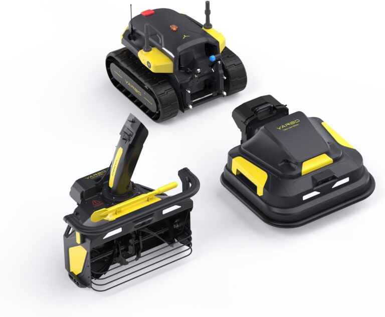 Image 1 of YARBO robot lawn mower snow blower worth it