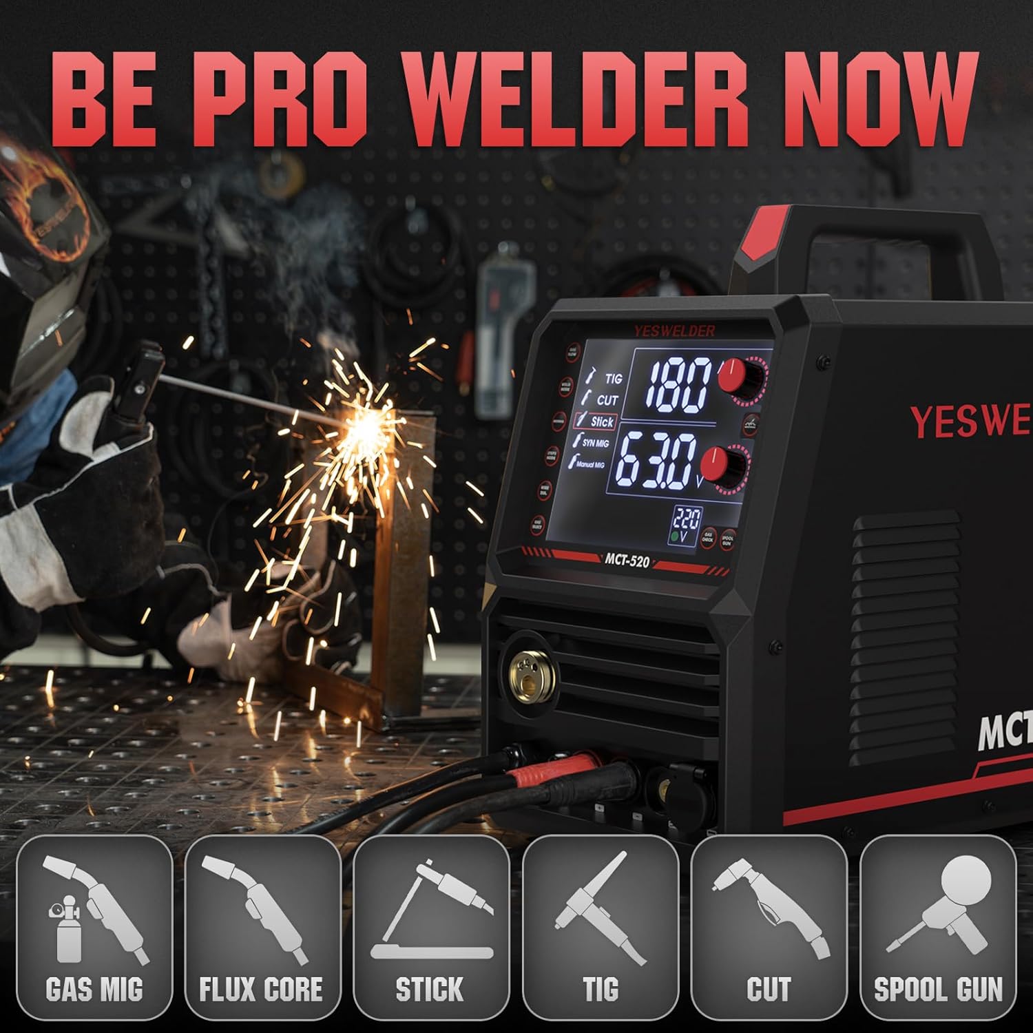 YESWELDER MCT-520 worth buying,YESWELDER MCT-520 pros cons,should I buy YESWELDER MCT-520,YESWELDER MCT-520 vs alternatives,best 6-in-1 welder plasma cutter,YESWELDER MCT-520 for automotive unboxing and complete package contents