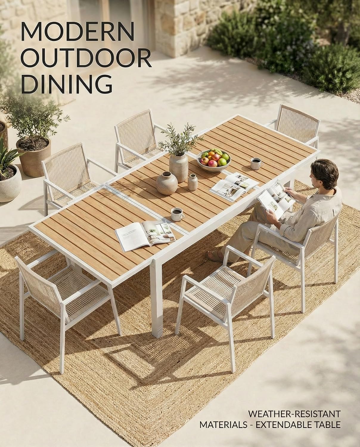 Step-by-step guide for ZANDOR expandable outdoor dining set best expandable patio table set for 8 ZANDOR outdoor dining set pros cons should I buy ZANDOR patio set ZANDOR vs other aluminum dining sets expandable dining set for 8 people complete tutorial