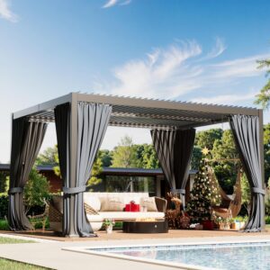 Image 1 of aluminum louvered pergola worth buying