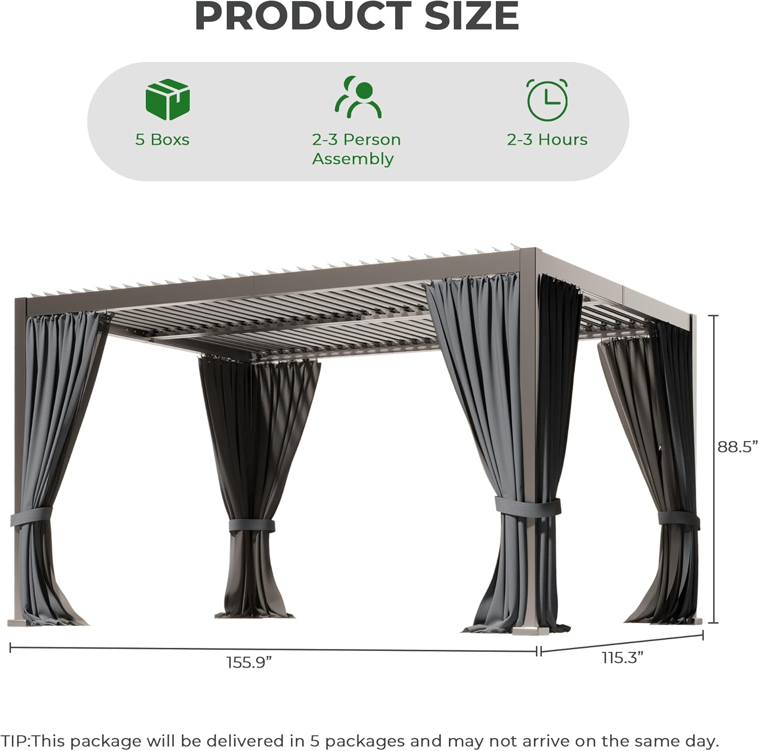 aluminum louvered pergola worth buying,should I buy aluminum pergola,aluminum pergola pros cons,best adjustable roof pergola for patio,aluminum pergola vs wood pergola,outdoor pergola with curtains worth it unboxing and complete package contents