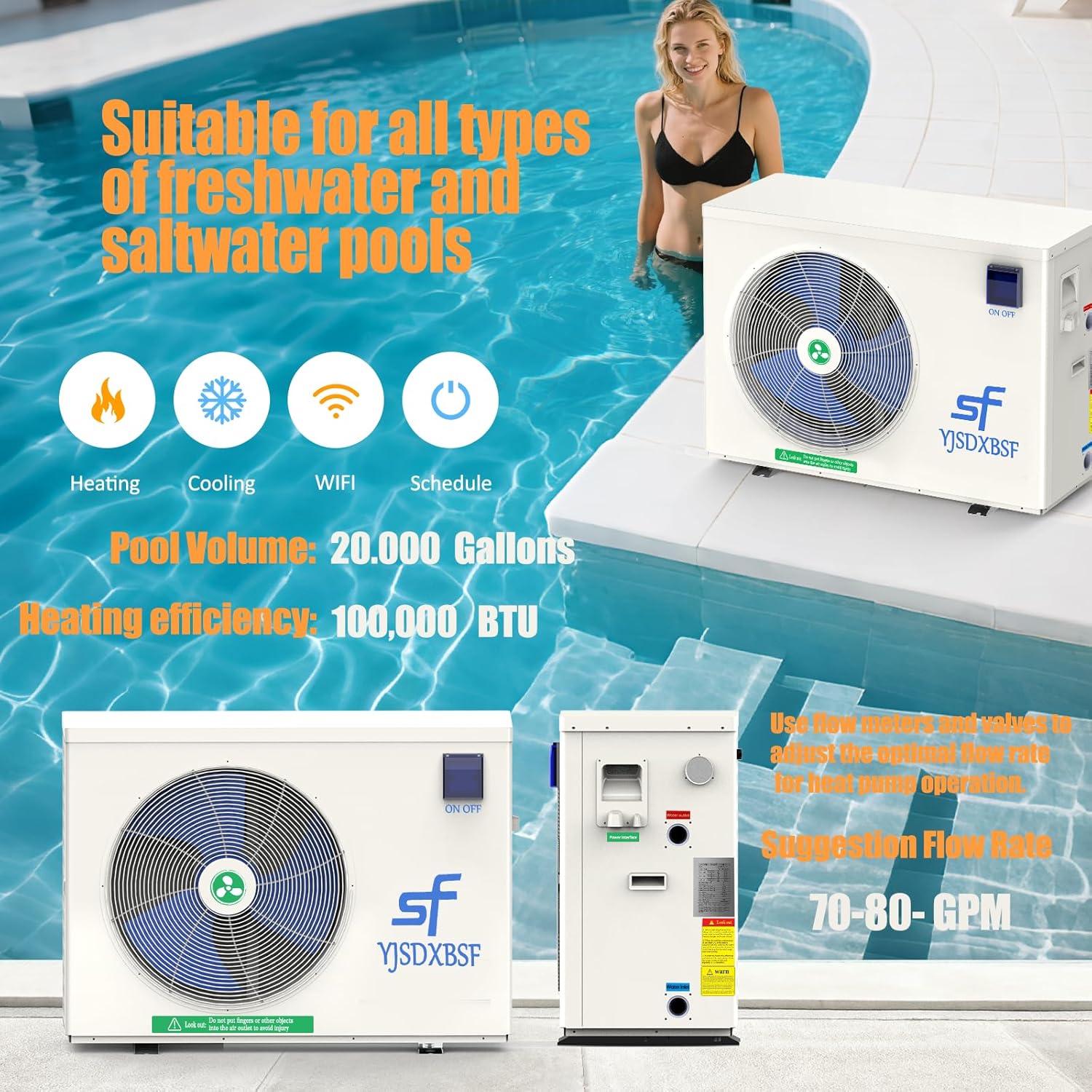 best 100000 btu pool heat pump,100000 btu pool heater worth buying,best pool heat pump for 20000 gallon pool,100000 btu heat pump pros cons,XXHfWMYXGS pool heater honest,should I buy a 100k btu pool heater performance testing and real-world results